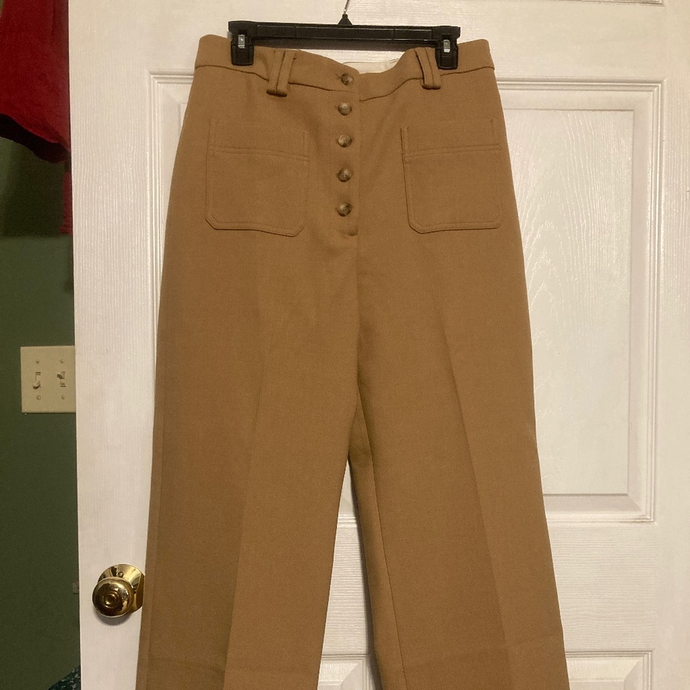 Sezane Chuck Trousers Camel - Size 10 NWOT